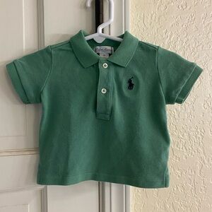 Ralph Lauren Baby Polo Knit Green 3M
